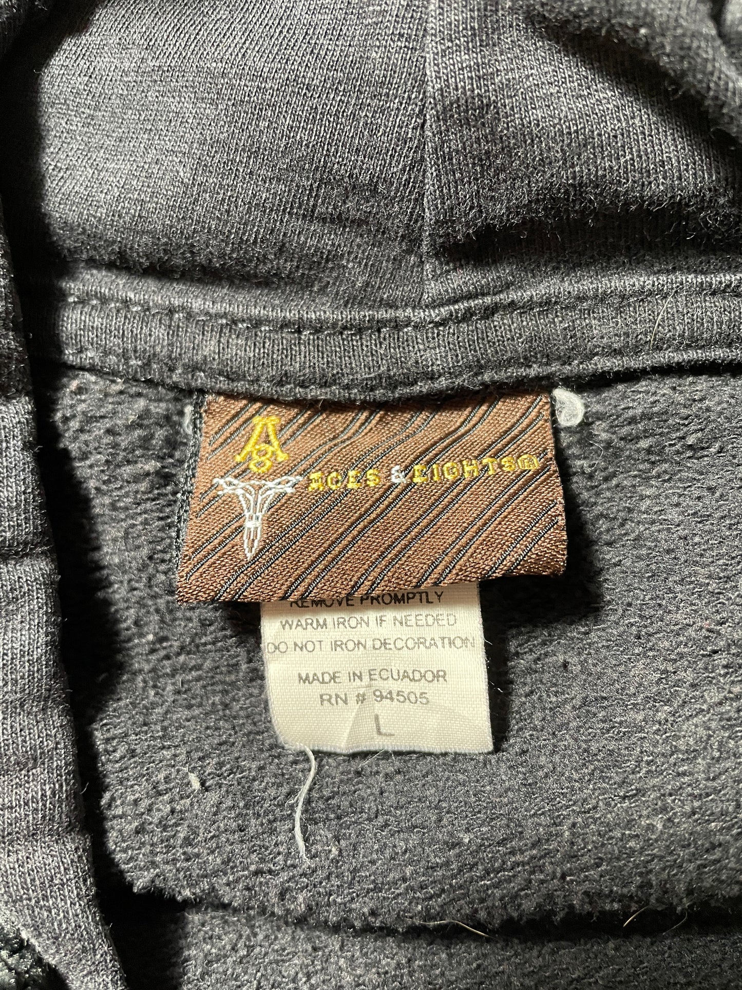 2006 AC/DC Size L Vintage Hoodie Sweat-Shirt / F5558S