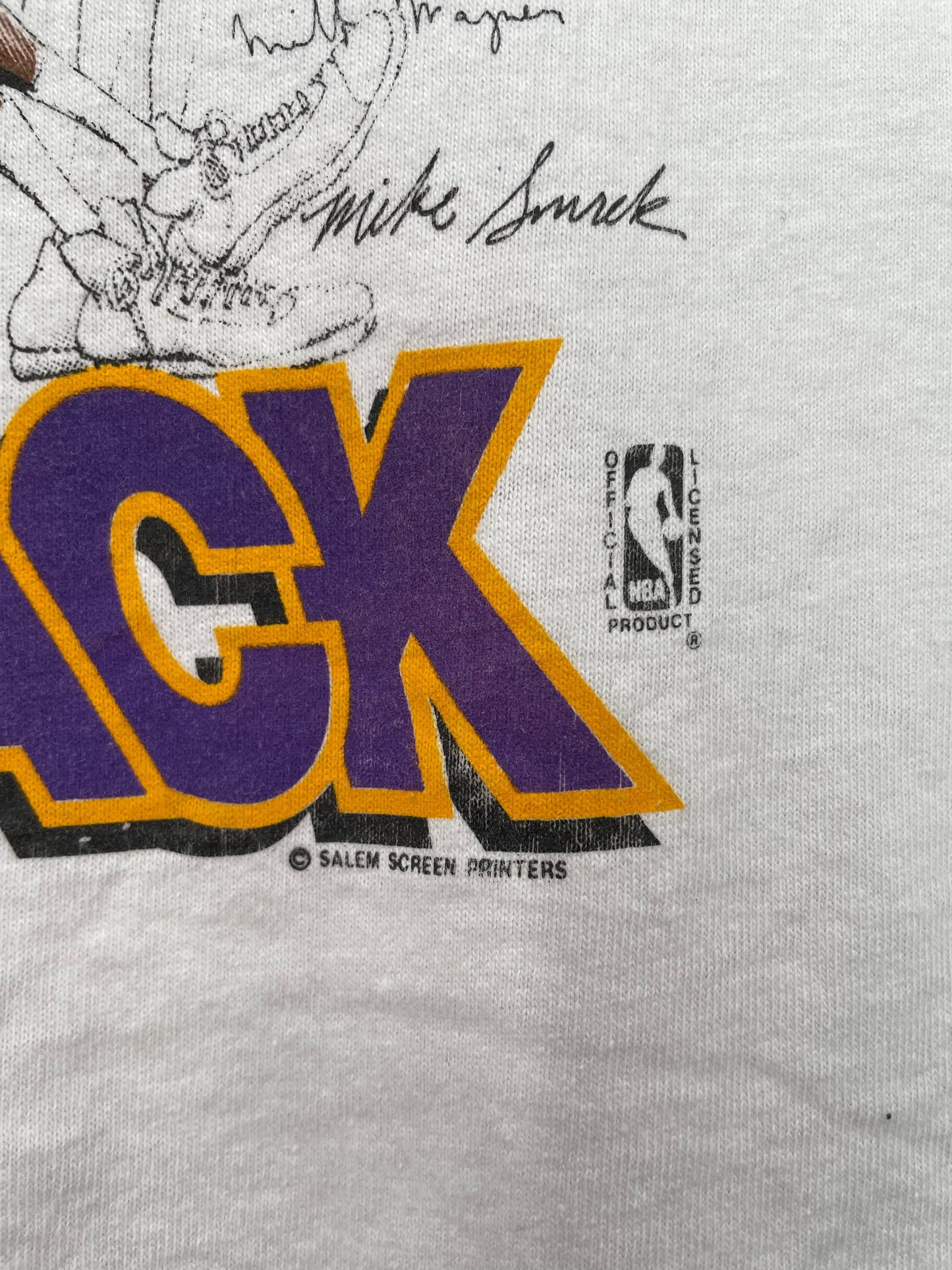 90’s  LOS ANGELES LAKERS Made in USA Size XL Vintage NBA Tank top / F221T