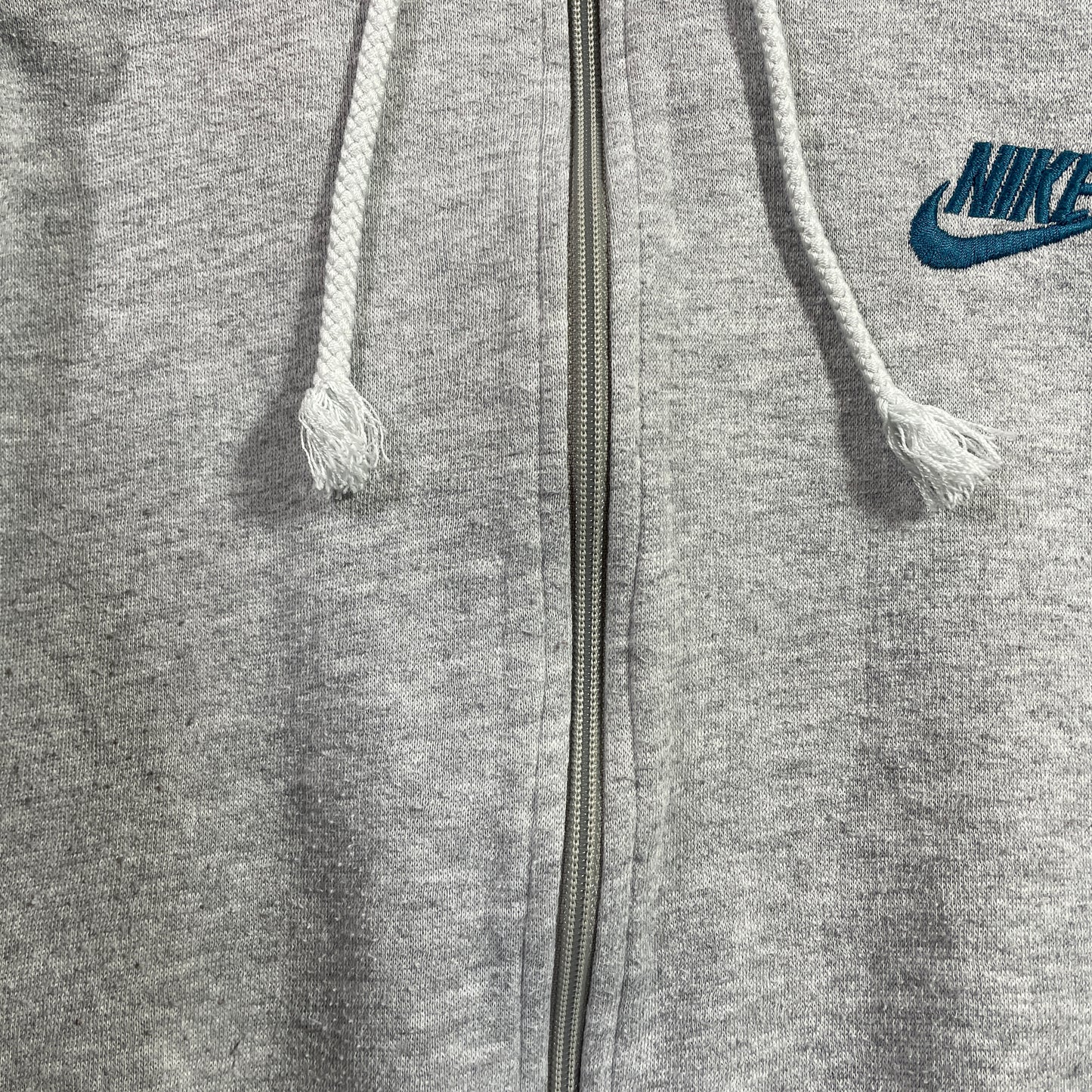 (L) 80’s NIKE SMALL LOGO Vintage Zip-Up Sweatshirt / A1075S