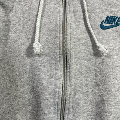 (L) 80’s NIKE SMALL LOGO Vintage Zip-Up Sweatshirt / A1075S