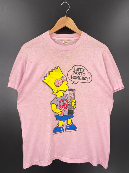 80’s THE SIMPSONS Made in USA Size L T-Shirt / F374T