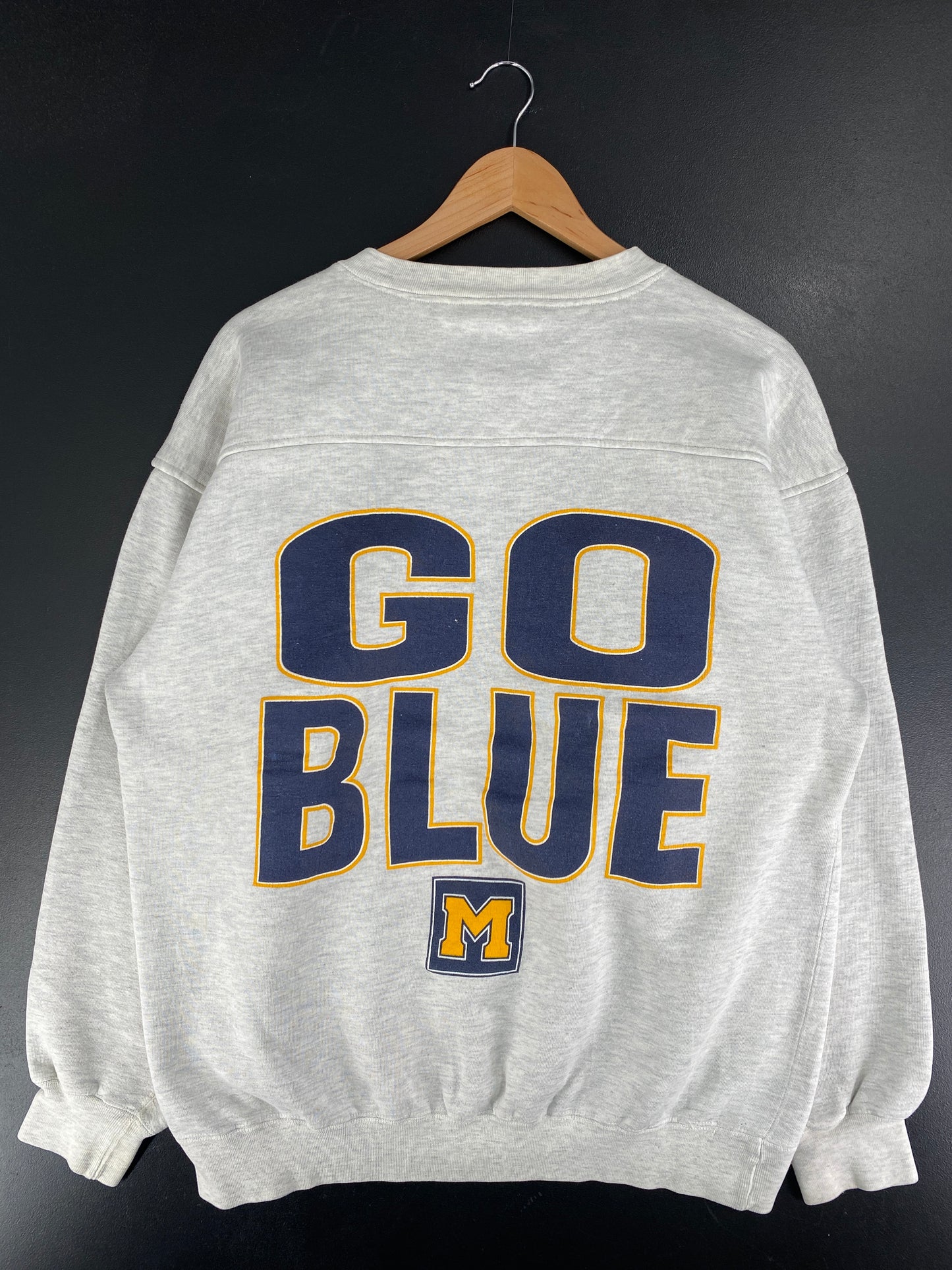 90’s MICHIGAN Size L College Sweat-Shirt / F5010S