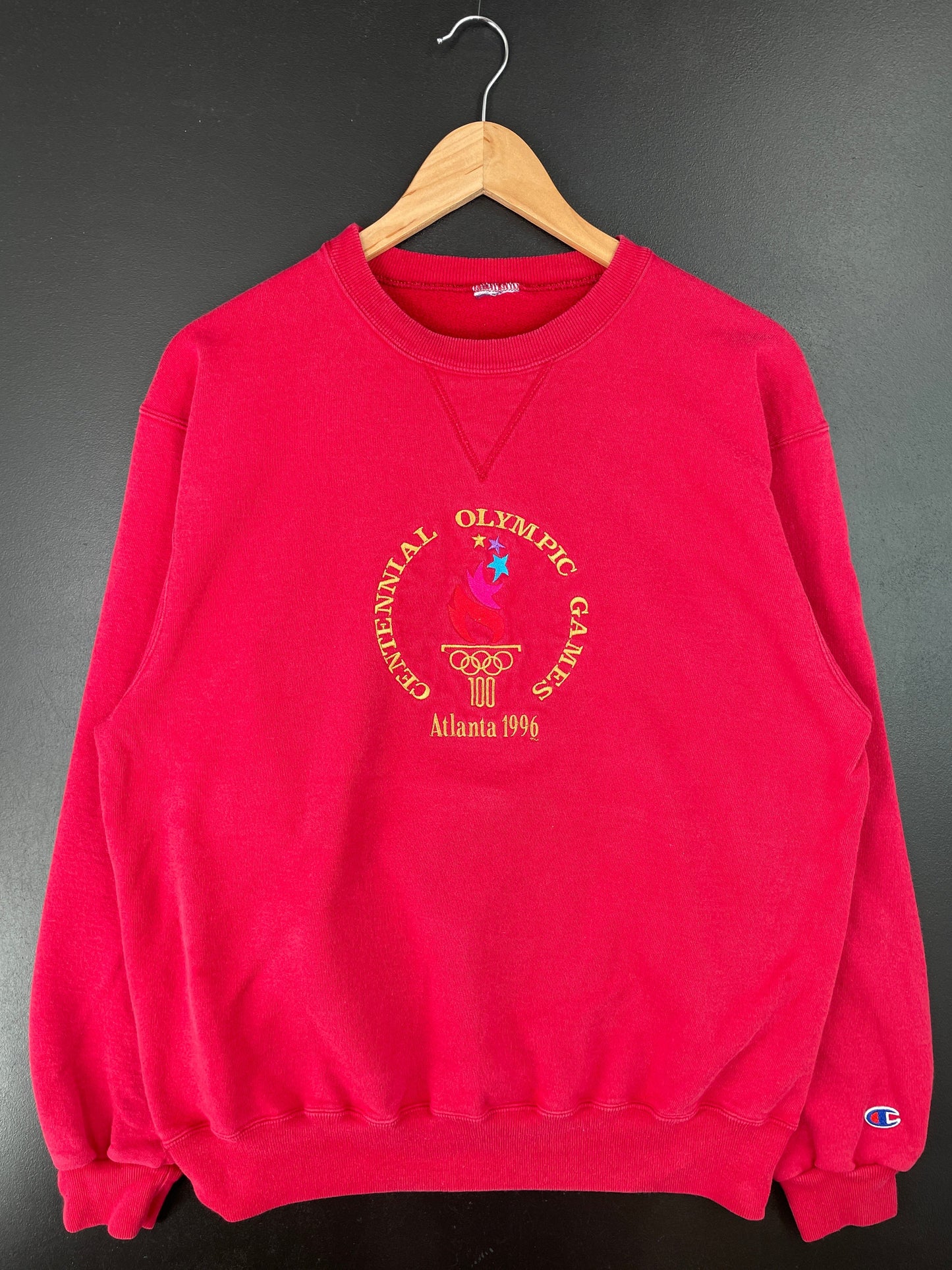 1996 ATLANTA OLYMPIC Size Approx.XL Vintage Sweat-shirt / F7887S