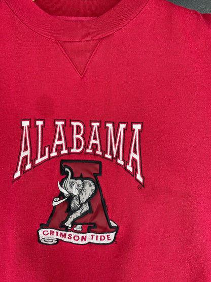 90’s ALABAMA CRIMSON TIDE Size XL College Sweat-shirt / F3749S