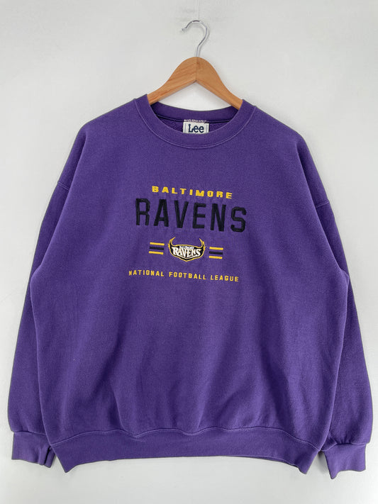 90’s BALTIMORE RAVENS Size XL NFL Sweat-Shirt / F5107S