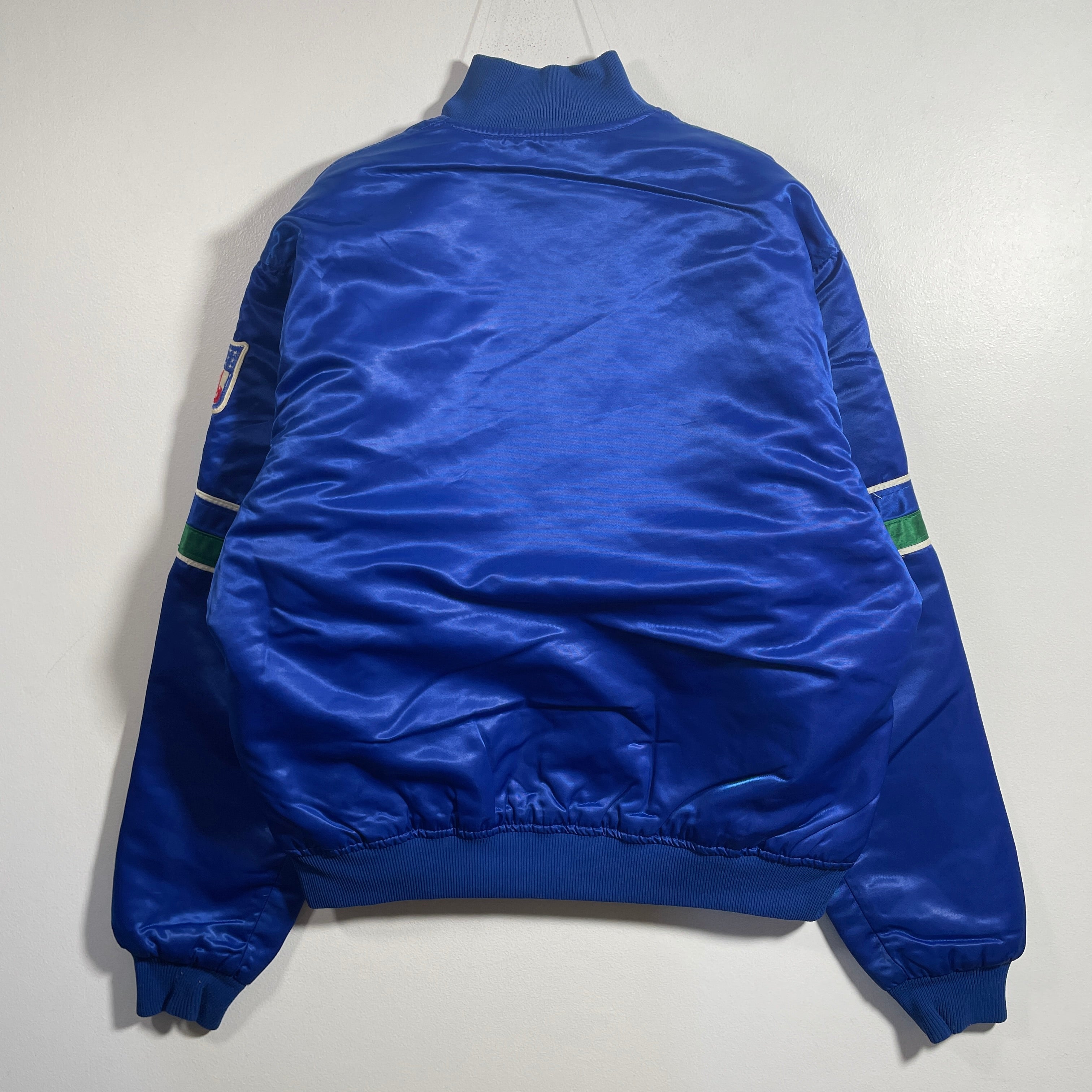 SEA HAWKS STARTERジャケットスターターVINTAGEヴィンテージ Vintage 1990's STARTER Seattle Seahawks BLACK Satin Jacket Sz. M