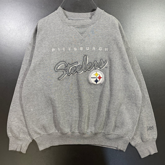 (Approx.XL) 90’s PITTSBURGH STEELERS Vintage NFL Sweatshirt / A1026S