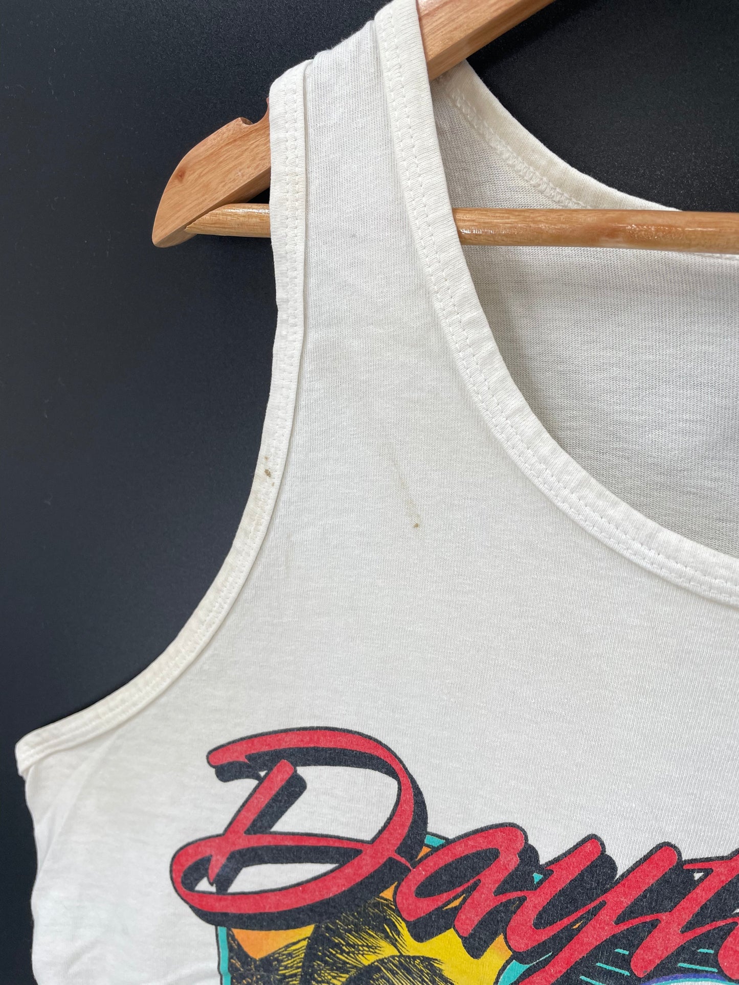 .2001 DAYTONA BEACH FLORIDA Made in USA Size XL Vintage Racing Tank-Top / E8219T