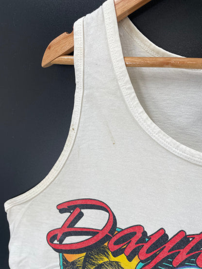 .2001 DAYTONA BEACH FLORIDA Made in USA Size XL Vintage Racing Tank-Top / E8219T