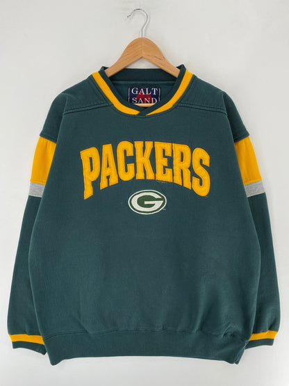 90's GREEN BAY PACKERS Size L Vintage NFL Sweat-Shirt / F6960S