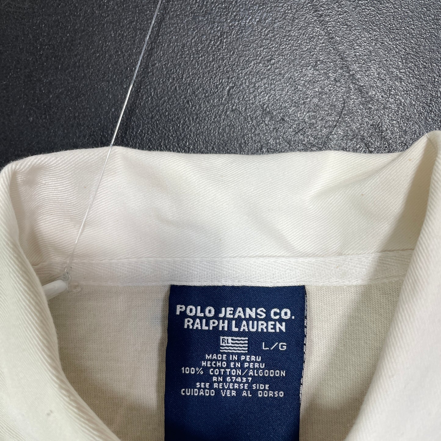 (Boys. L) POLO RALPH LAUREN Vintage Rugby Shirt / A1566R