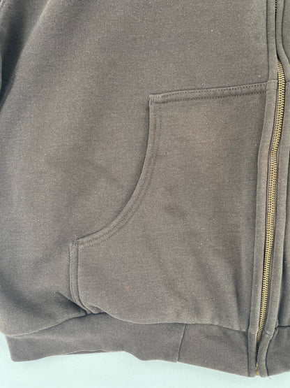 Vintage CARHARTT Size Approx. XL Zip-up Hoodie Sweat-Shirt / F9867S