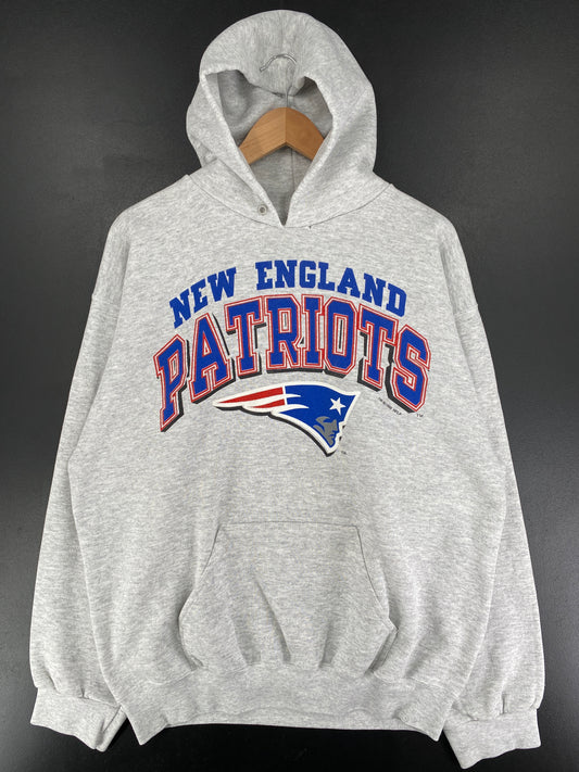 1995 NEW ENGLAND PATRIOTS Made in USA Size XL Vintage NFL Sweat-Shirt/ F1670S