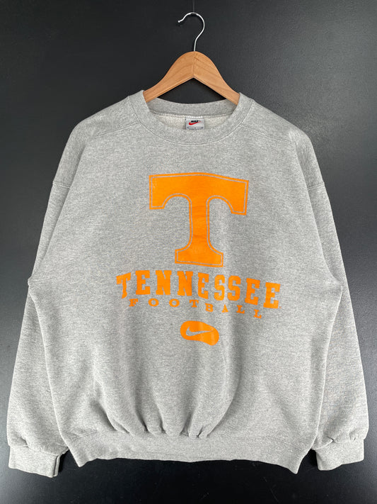 90's NIKE x TENNESSEE Made in USA Size L Vintage College Sweat-Shirt / F4650S