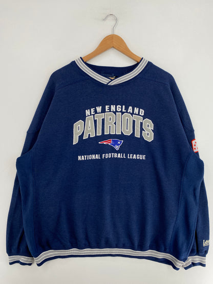 90’s NEW ENGLAND PATRIOTS Size No tag (Approx. XXL) NFL Sweat-Shirt / G1801S