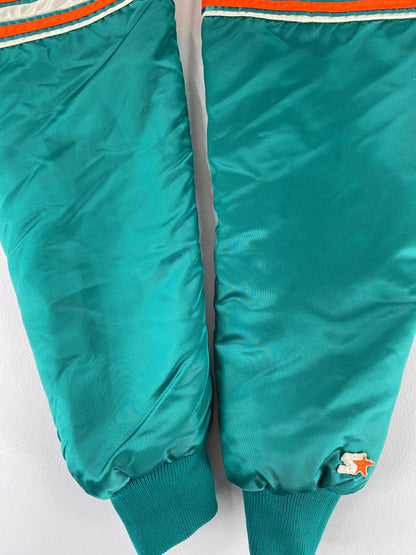 90's STARTER x MIAMI DOLPHINS Made in USA Size L Vintage NFL Nylon Jacket / F6228N