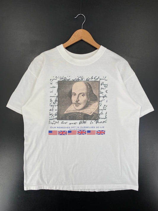 Vintage WILLIAM SHAKESPEARE Size L T-shirt / G1470T