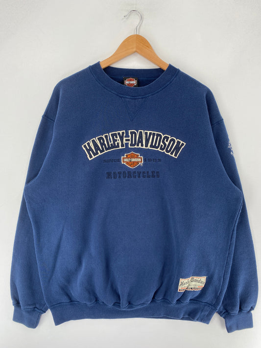 Vintage HARKEY DAIDSON Size Approx. XL Sweat Shirt / F4065S