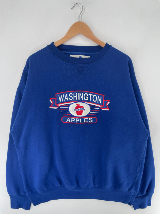 Vintage WASHINGTON APPLES Size XL Sweat-Shirt / F3453S