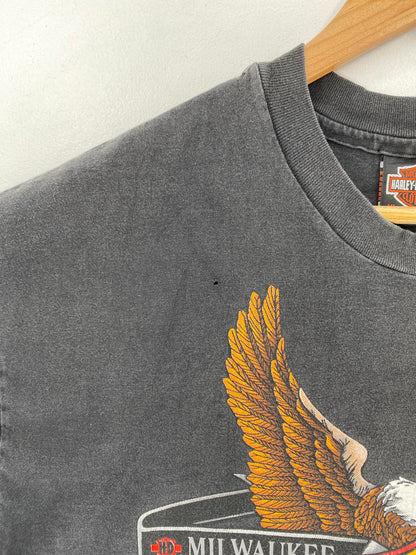 90's HARLEY DAVIDSON Made in USA Size XL Vintage T-Shirt / F3869T