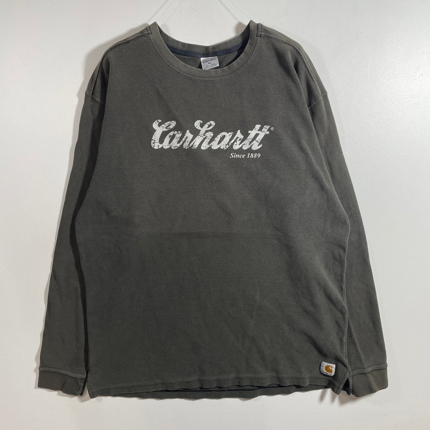 (XL) Vintage CARHARTT Thermal Long Sleeve T-shirt / A1328T