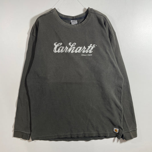 (XL) Vintage CARHARTT Thermal Long Sleeve T-shirt / A1328T