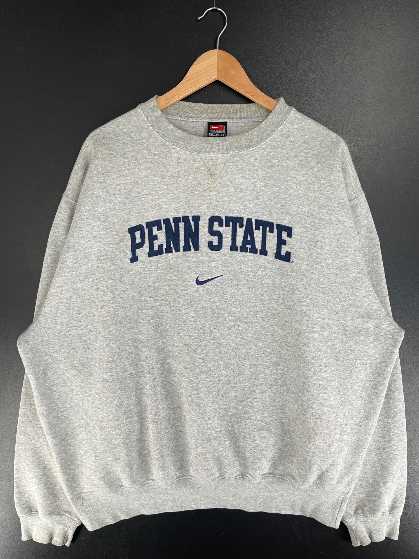 00' NIKE x PENN STATE Size XL Vintage College Sweat-shirt / F8609S