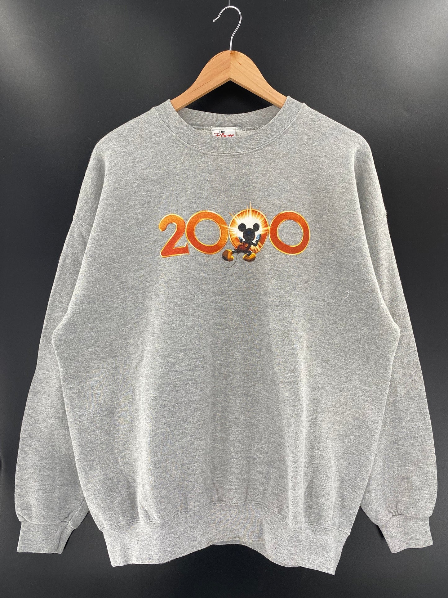 2000 DISNEY MICKEY Made in USA Size XL Vintage Sweat-shirt / F4151S