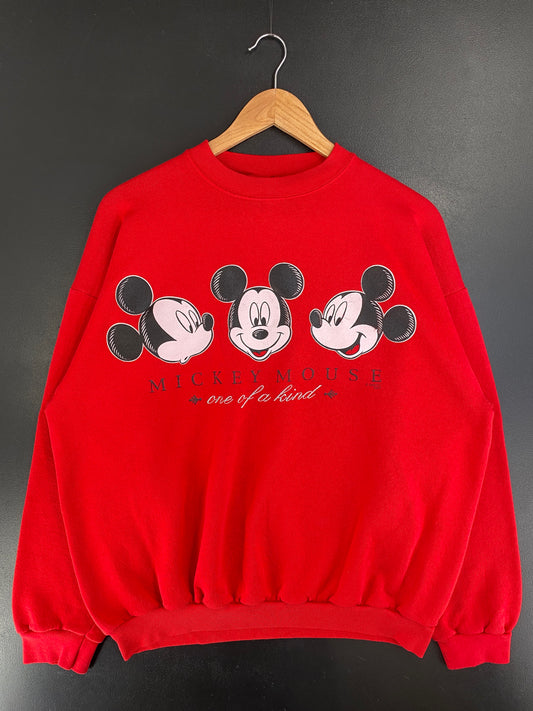 90's DISNEY MICKEY Made in USA Size XL Vintage Sweat-shirt / G2818S