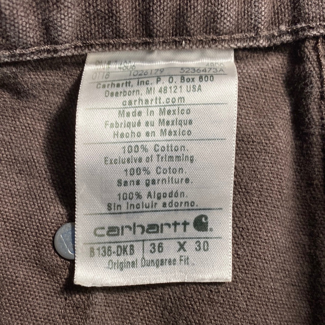 Vintage CARHARTT Double Knee Size W34xL27 Duck Pant / F5655P