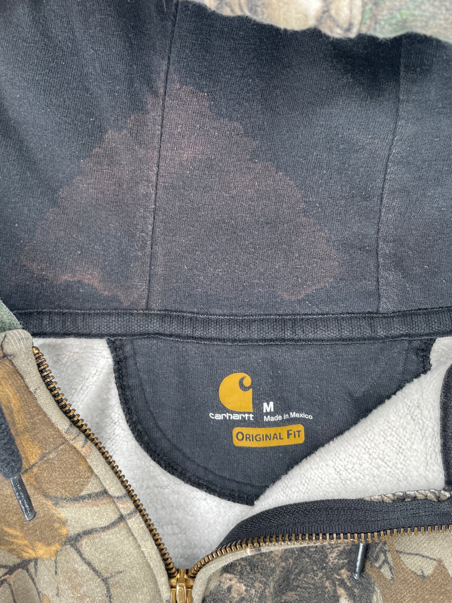 Vintage CARHARTT Size M Zip-up Hoodie Sweat-Shirt / F4343S