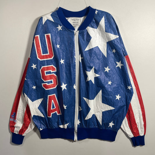 (XL) 90’s OLYMPIC TEAM USA Vintage Paper Jacket / A1221N