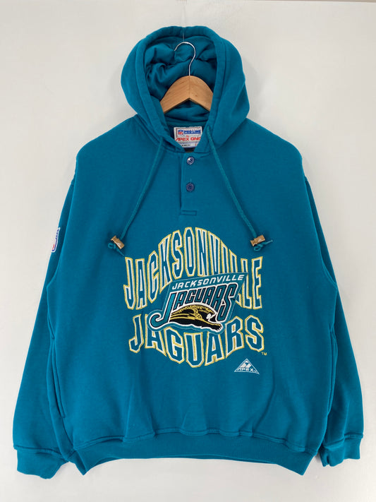 90’s JACKSONVILLE JAGARS Size L Vintage NFL Sweat-Shirt / F1000S