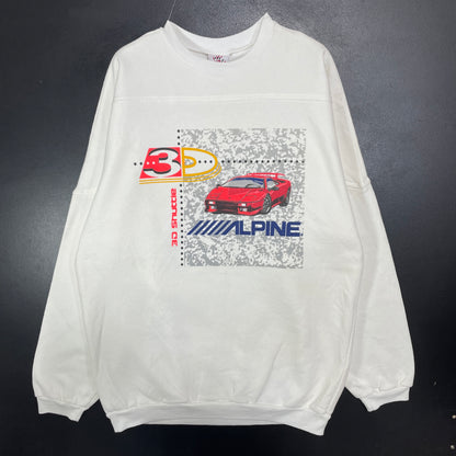 (XL) 90's LAMBORGHINI DIABLO Vintage Racing Sweatshirt / A1525S