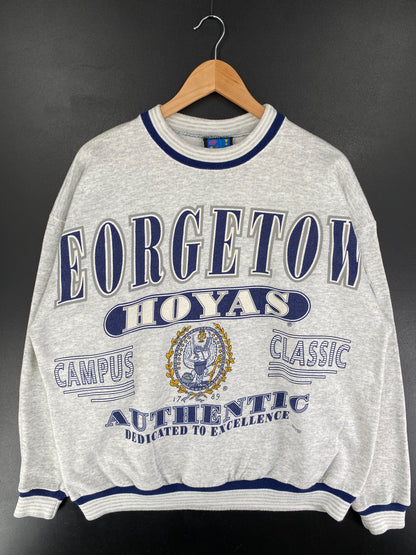 90's GEORGETOWN HOYAS Made in USA Size XL Vintage College Sweat-Shirts / F1275S