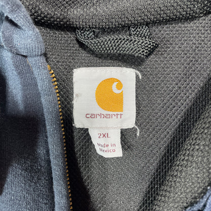 (XL) Vintage CARHARTT Zip Up Hoodie Sweatshirt / A1455S
