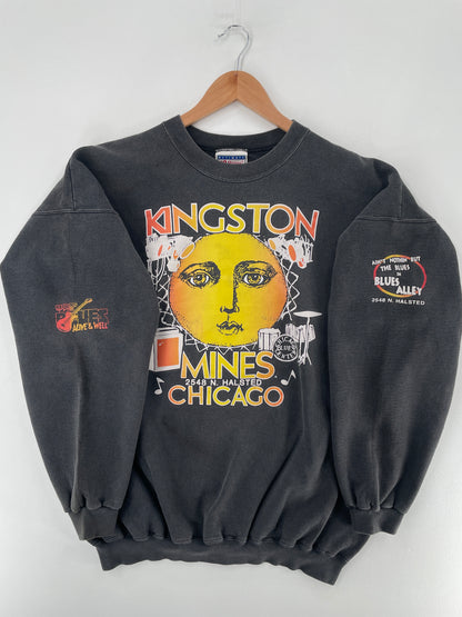90’s KINGSTON MINES CHICAGO Size XL Sweat-shirt / F7431S