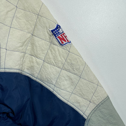 (M) 90’s STARTER x DALLAS COWBOYS Vintage NFL Padded Nylon Jacket / A1362N