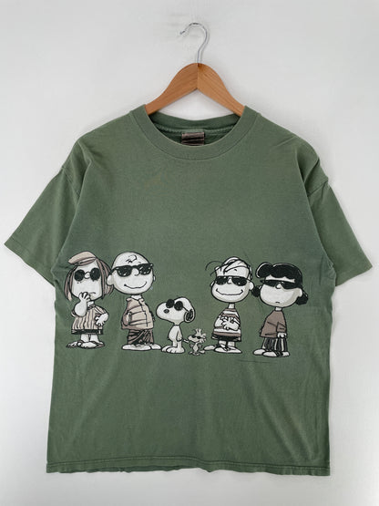90's PEANUTS Made in USA Size L Vintage T-Shirt / F7838T