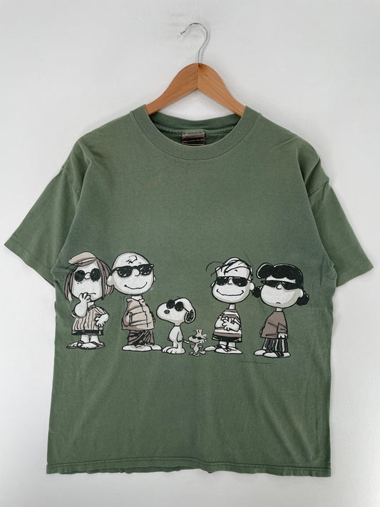 90's PEANUTS Made in USA Size L Vintage T-Shirt / F7838T