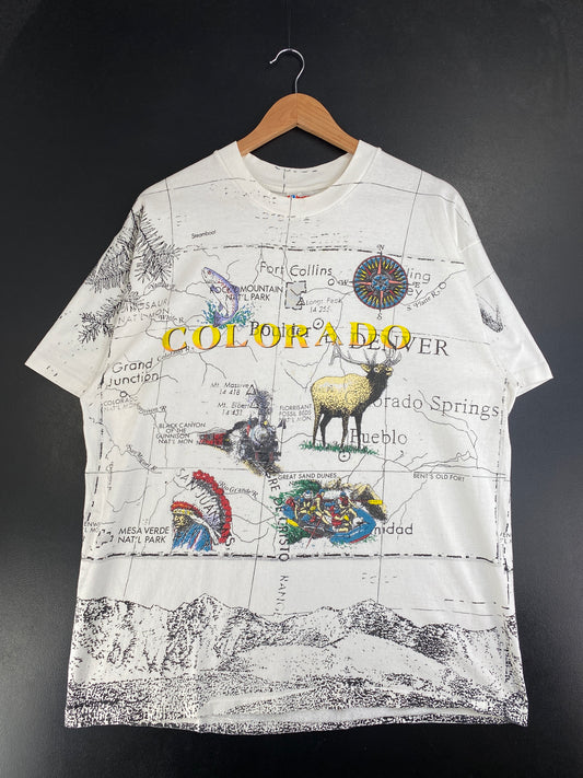 90's COLORADO Made in USA Size XL Vintage T-Shirts / G2797T
