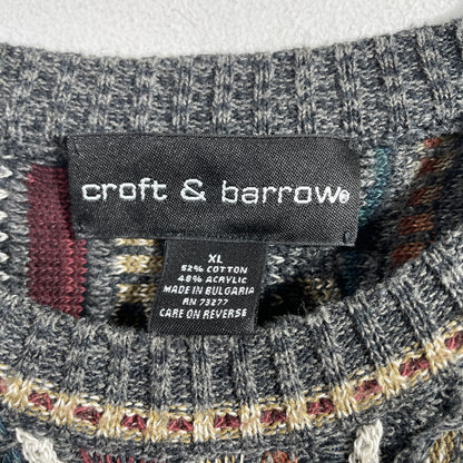 (XL) Vintage 3D COOGI-Style Knit Sweater / A1141K