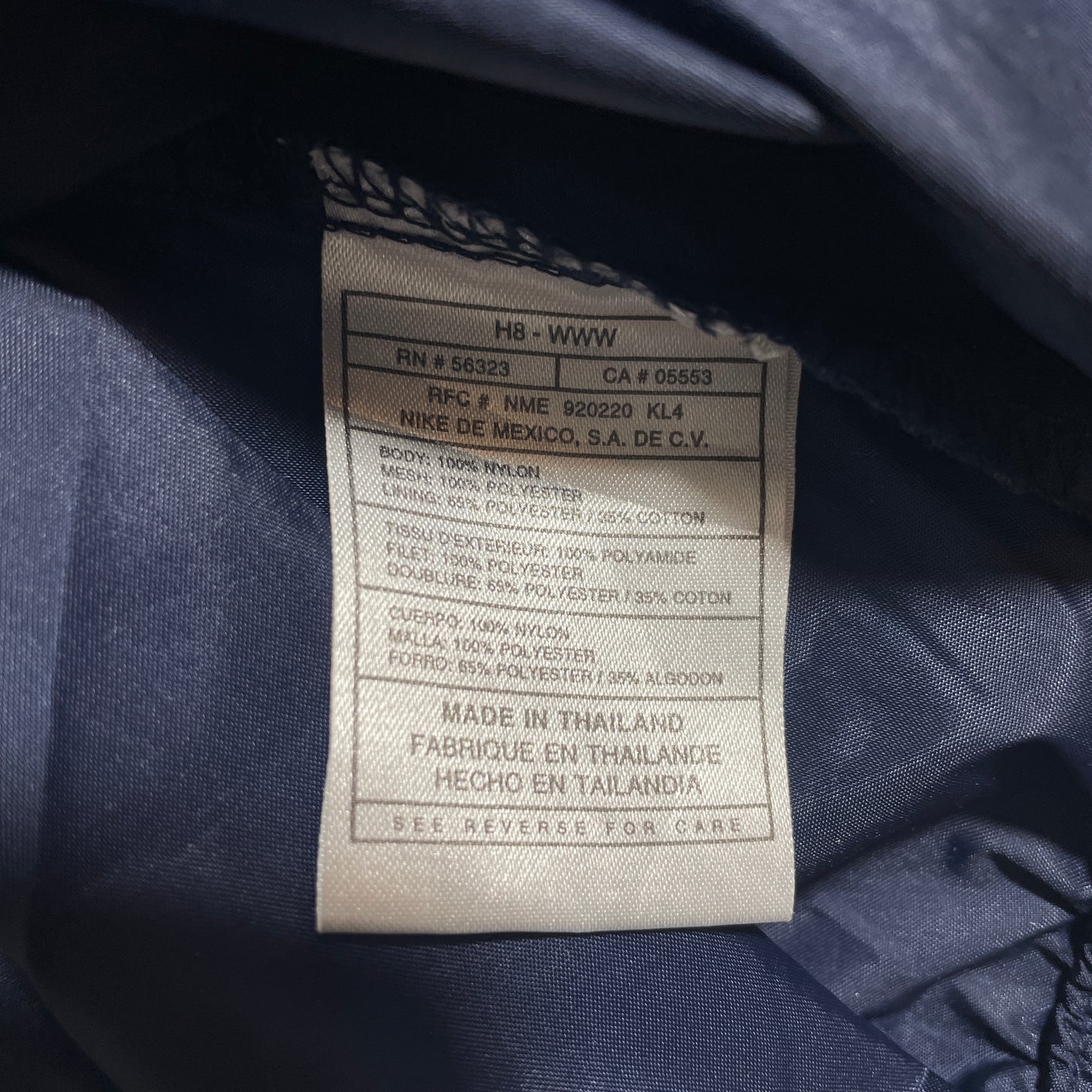 (XL) 90’s NIKE Vintage Nylon Jacket/ A1312N