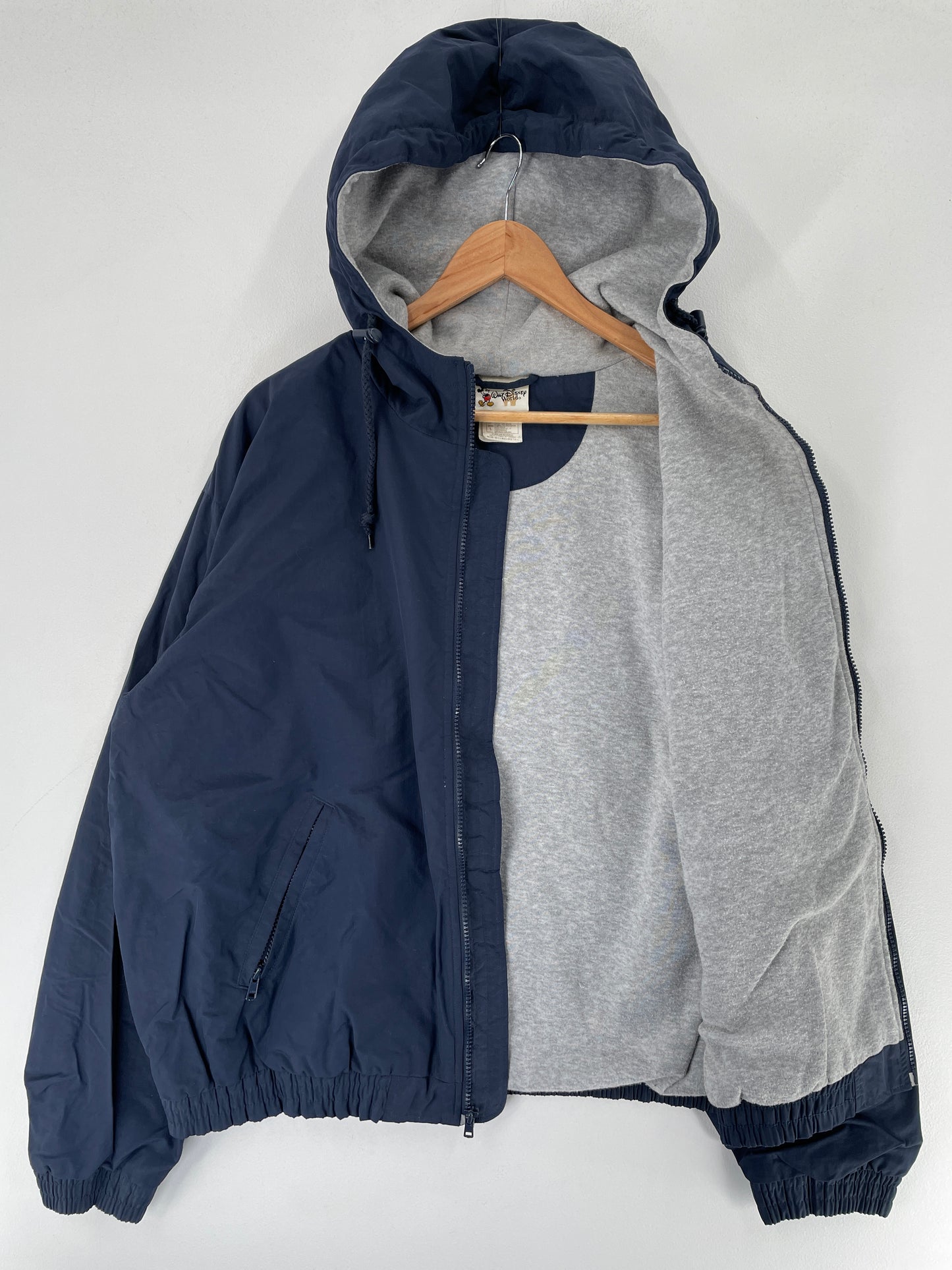 Vintage DISNEY MICKEY Size L Padded Nylon Jacket / F5246N