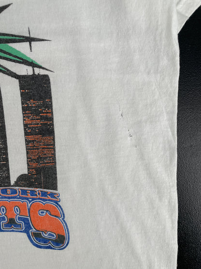 1998 BATTLE OF NEW YORK Size XL Vintage MLB T-Shirt / F7881T