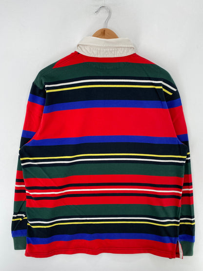 90's POLO RALPH LAUREN Size XL Vintage Rugby-Shirt / F8103R