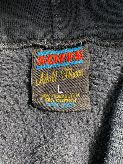 90's HOOK-UPS SKATEBOADS MIKA Made in USA Size L Vintage Hoodie Sweat-Shirt / F6738S