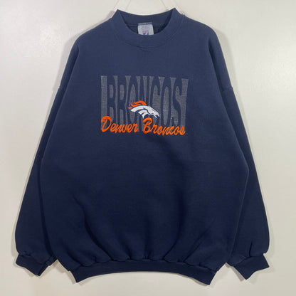 (XL) 90's DENVER BRONCOS Vintage NFL Sweatshirt / A1039S