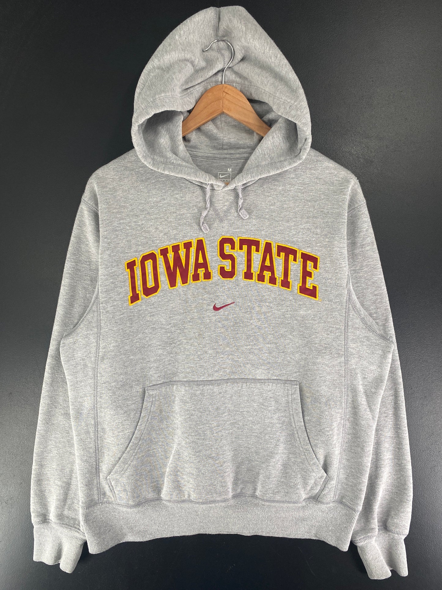 Vintage NIKE x IOWA STATE Size M College Hoodie Sweat shirt / G3489S