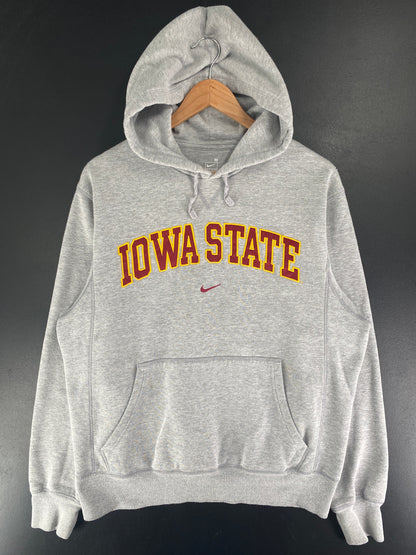 Vintage NIKE x IOWA STATE Size M College Hoodie Sweat shirt / G3489S